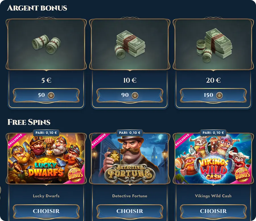 Casino Rich Royal Bonus