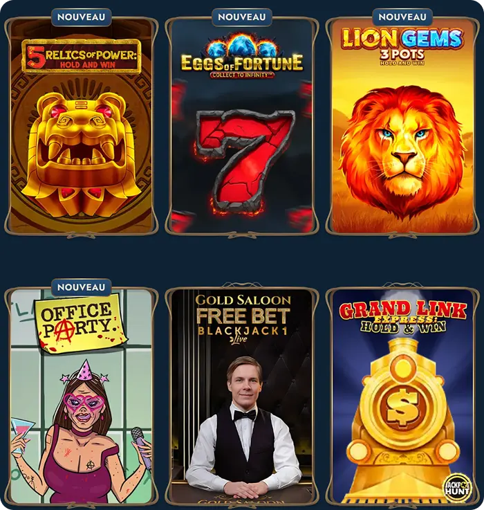 Casino RichRoyal Jeux